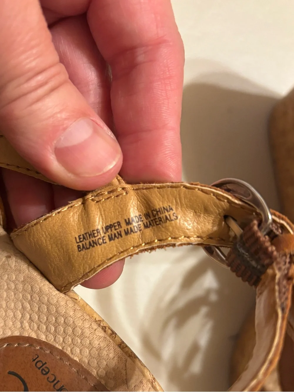 boc brown wedge
